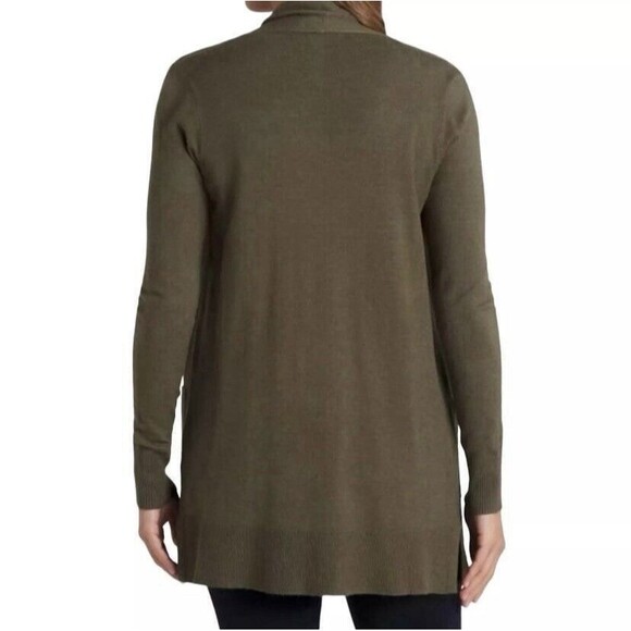 New Boutique Womens Long Open Cardigan Sweater Small Pink Clover Stitch Fix - Picture 3 of 7